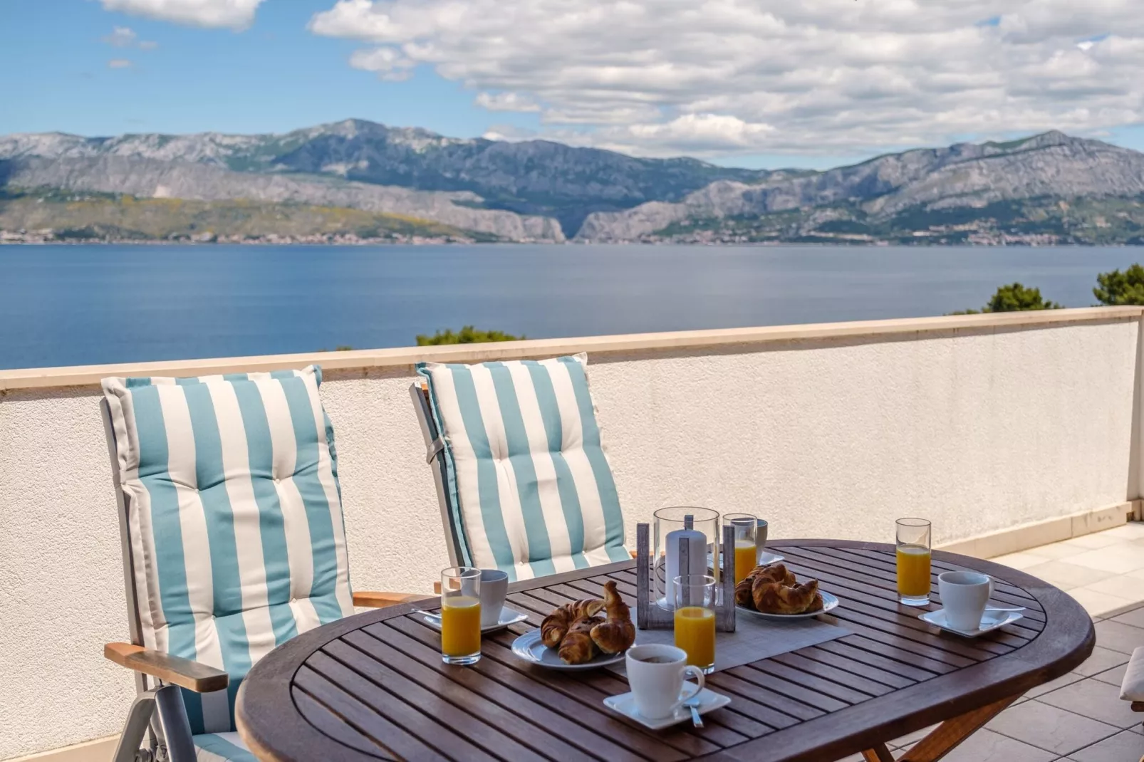 Sunset view apartment - One bedroom apartment with balcony and sea view-Terrace balcony