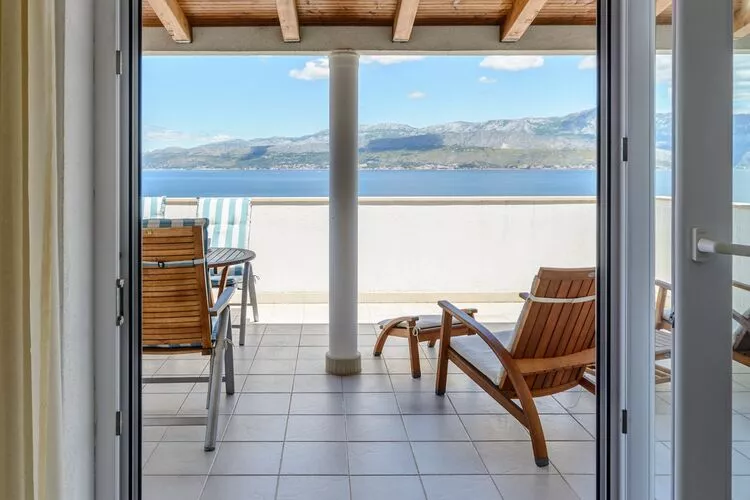 Sunset view apartment - One bedroom apartment with balcony and sea view-Terrace balcony