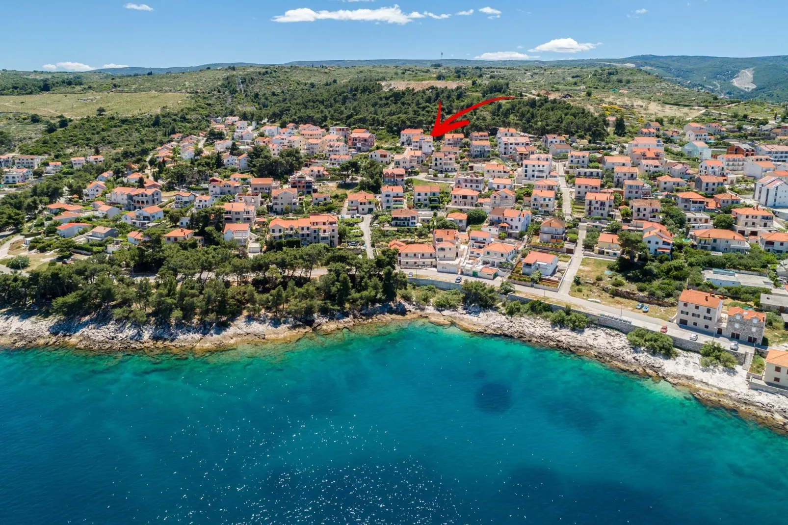Sunset view apartment - One bedroom apartment with balcony and sea view-View