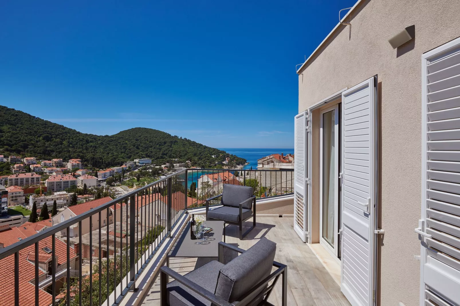 Apartment Blù-Two Bedroom Apartment with Terrace and Sea View-Terrasse