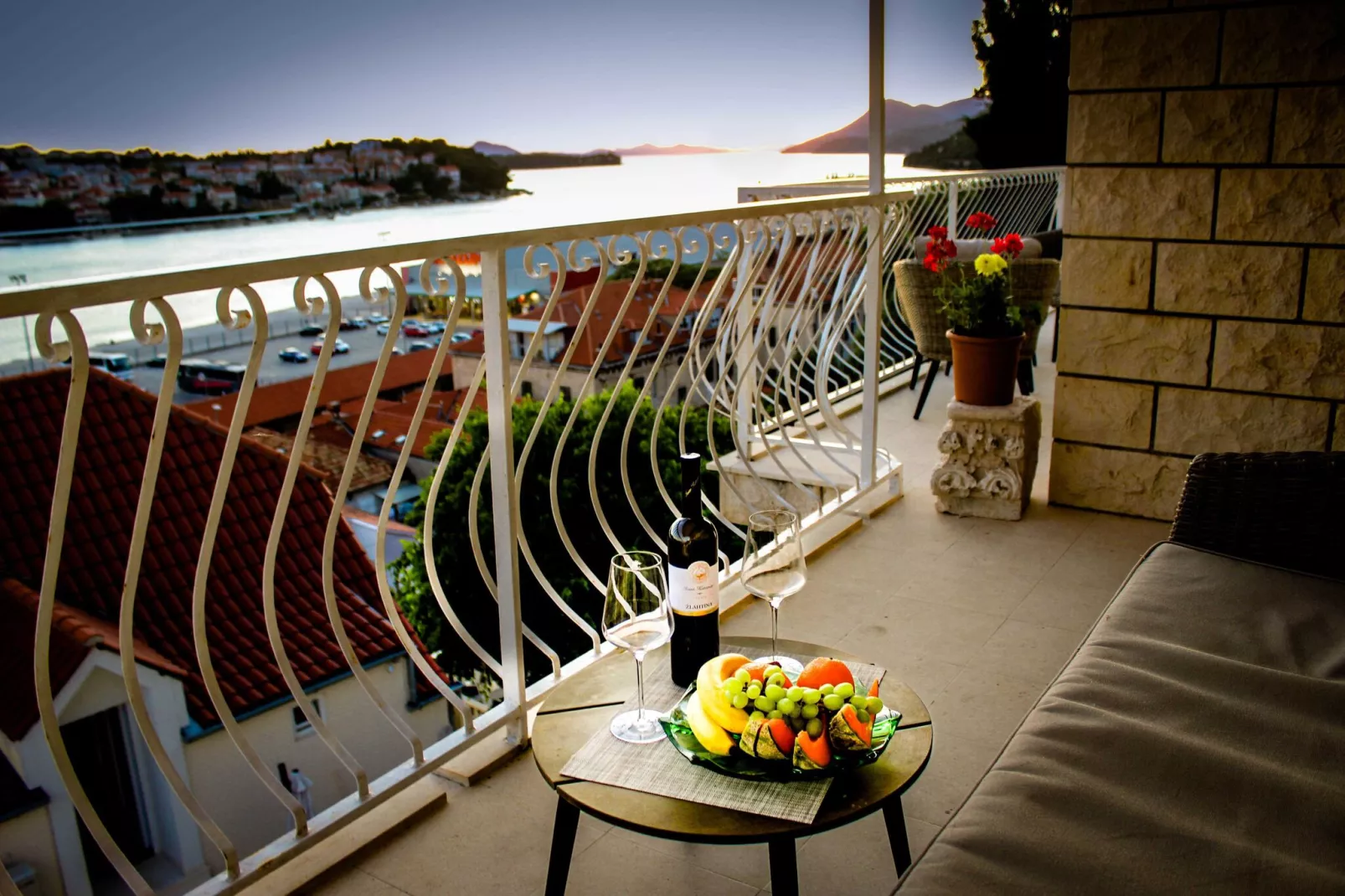 Apartments Tayra - Superior studio apartment with balcony (BR1)-Terrace balcony