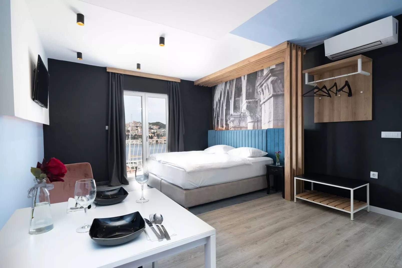 Apartments Tayra - Modern studio apartment with balcony (BR2)-Bedroom