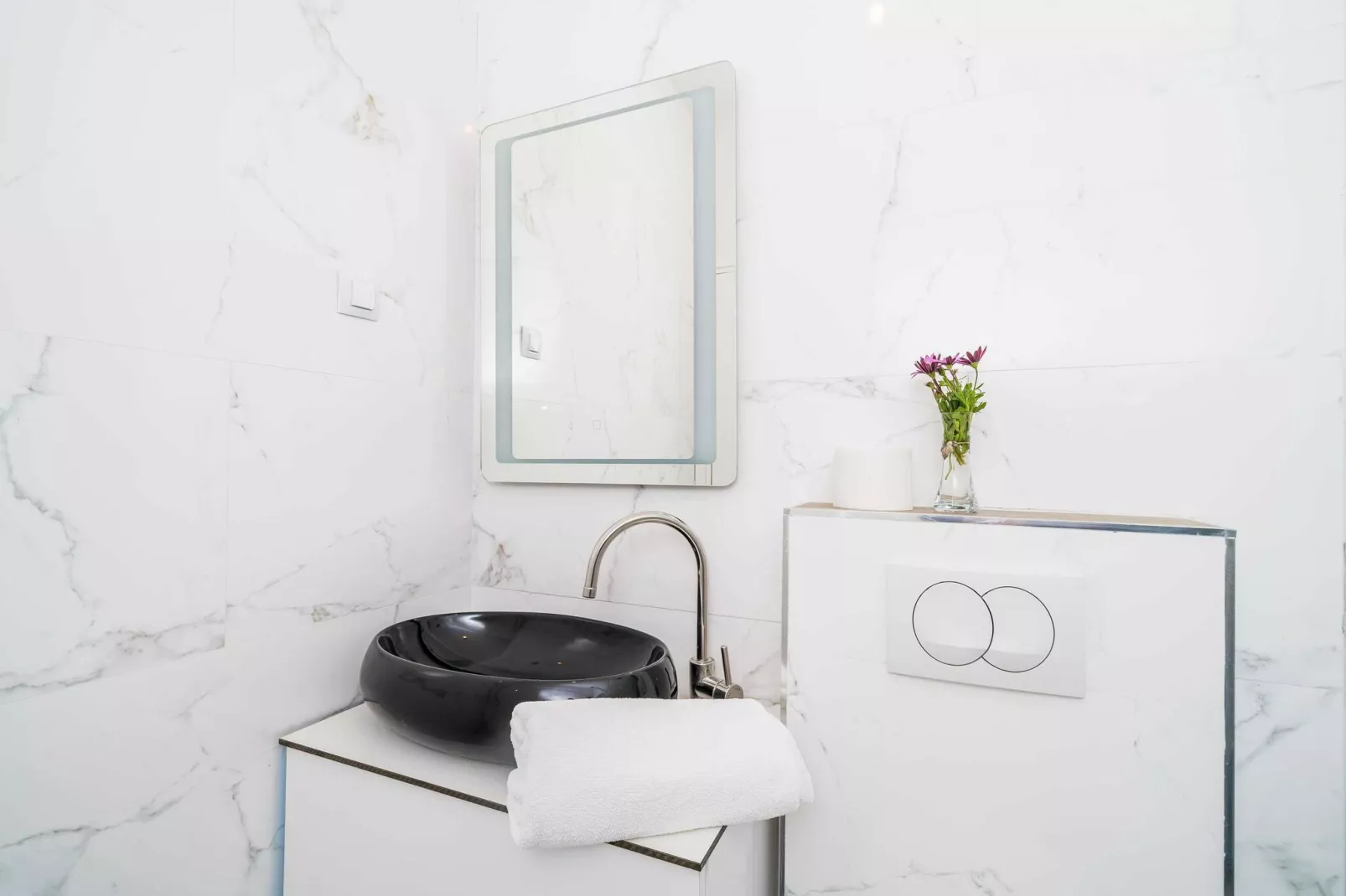 Apartments Tayra - Comfort studio apartment with balcony (BR3)-Bathroom