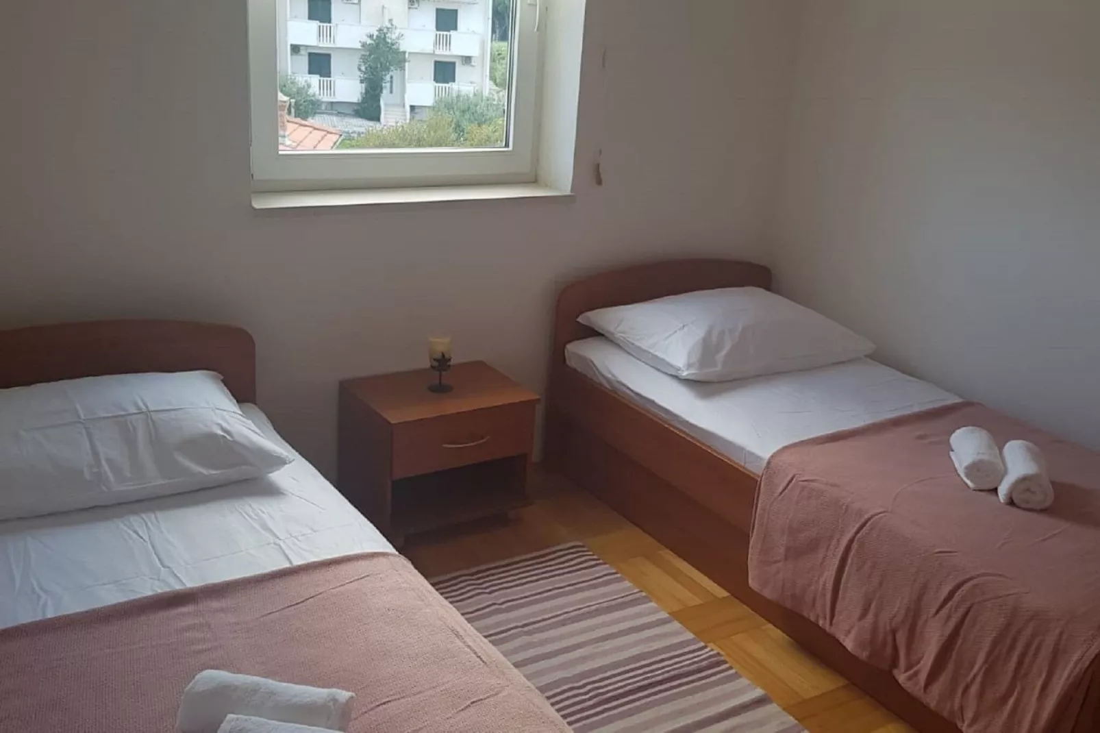 Apartment Cvita-Two Bedroom Apartment with Balcony and Sea View-Bedroom