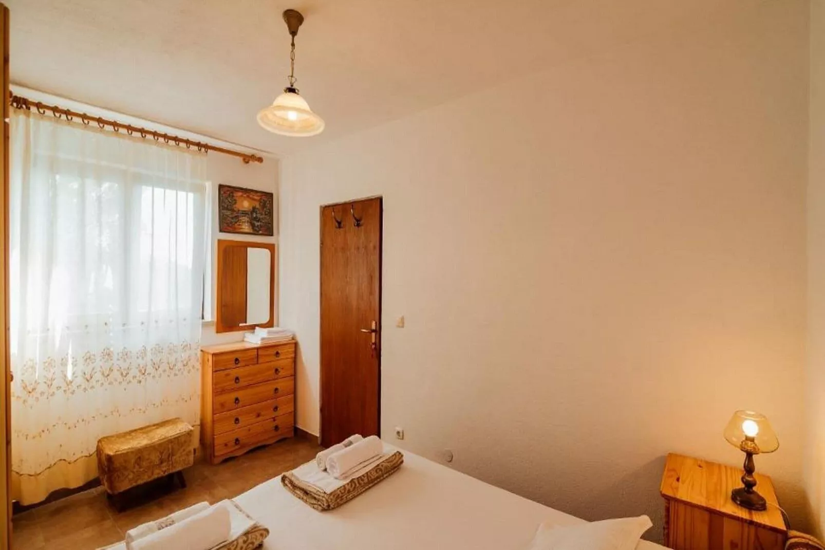 Cottage Ciara - One bedroom Holiday Home with pool and sea view-Bedroom