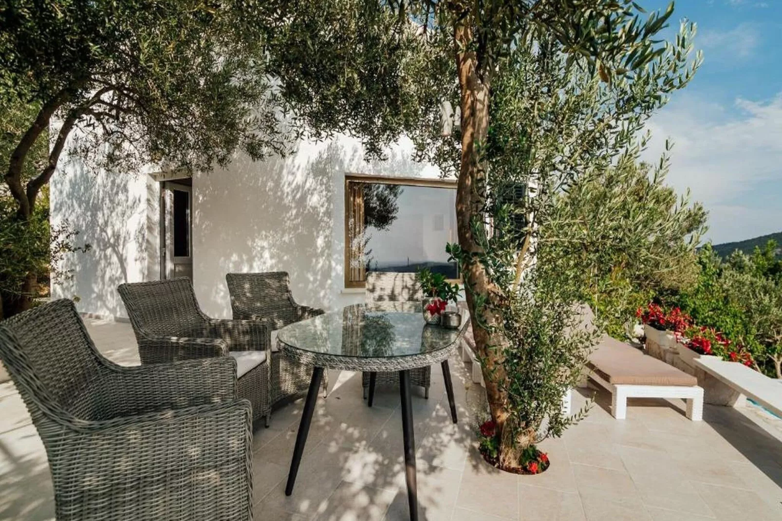 Cottage Ciara - One bedroom Holiday Home with pool and sea view-Terrace