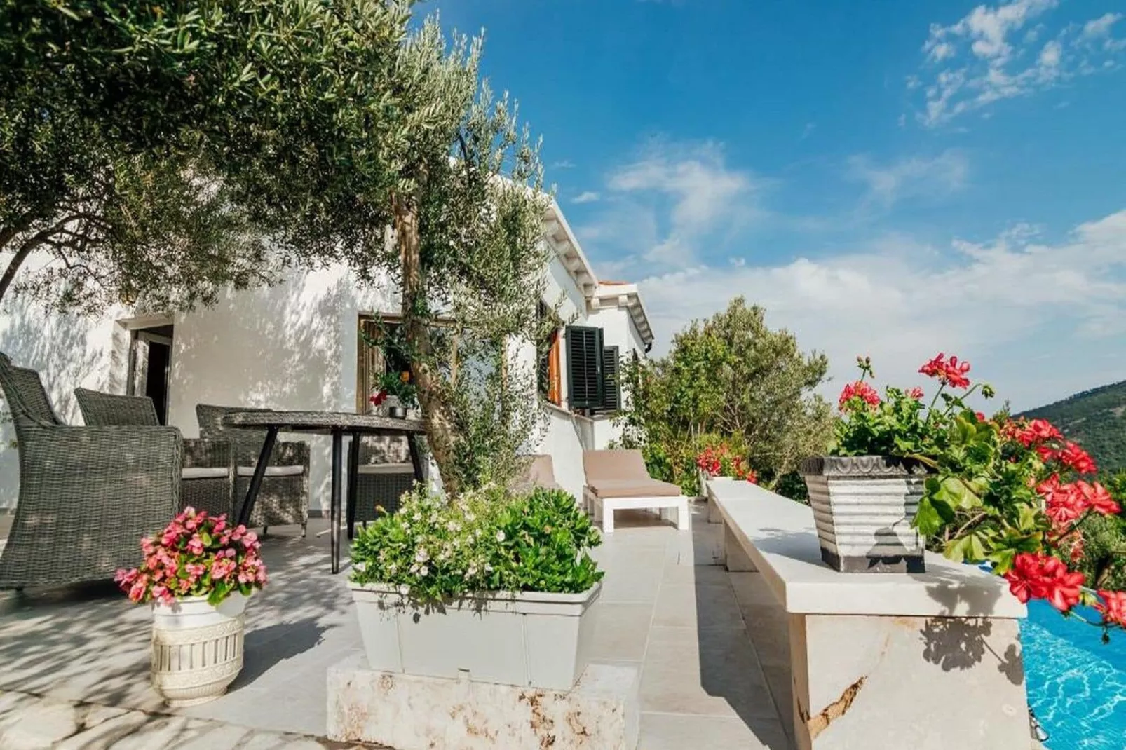 Cottage Ciara - One bedroom Holiday Home with pool and sea view-Outdoor