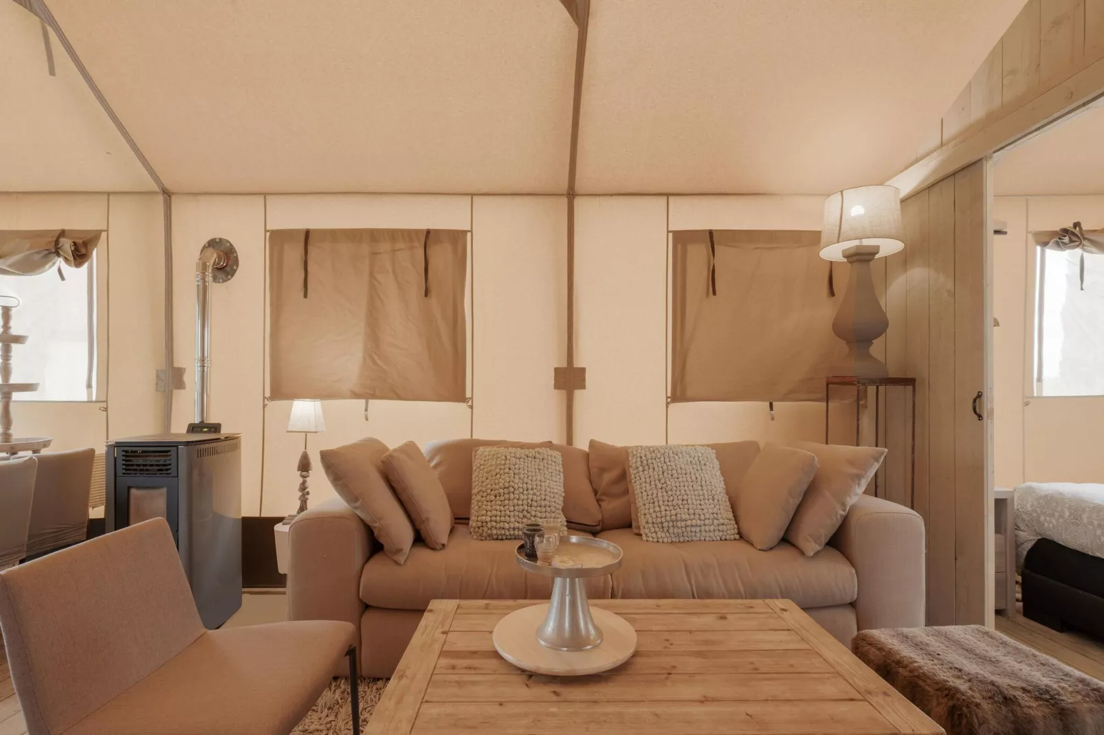 Lodge in de natuur-Bedroom