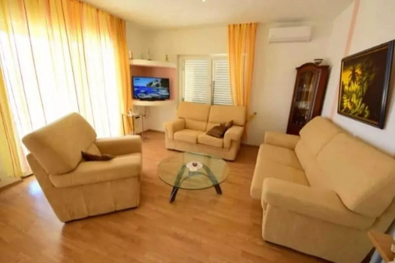 Apartment Mila - Three Bedroom Apartment with Terrace and Sea View-Living room