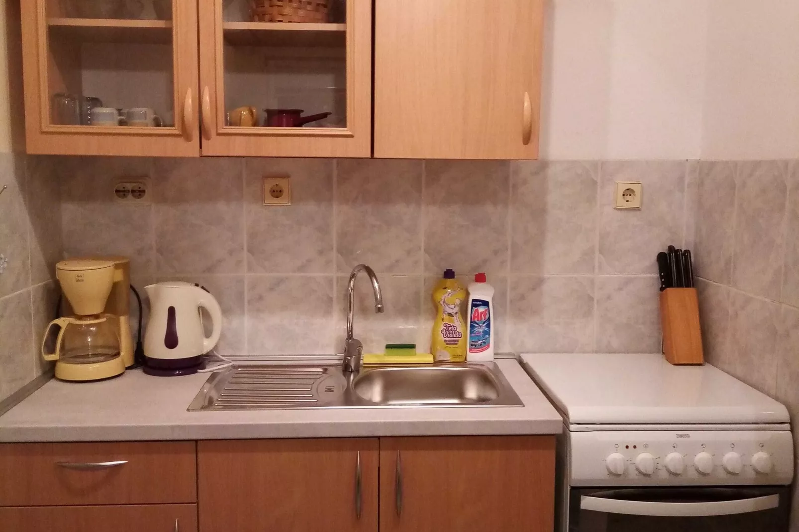 Apartments Vanja Škara Biograd - Superior Two Bedroom Apartment with Terrace (Trica)-Cuisine