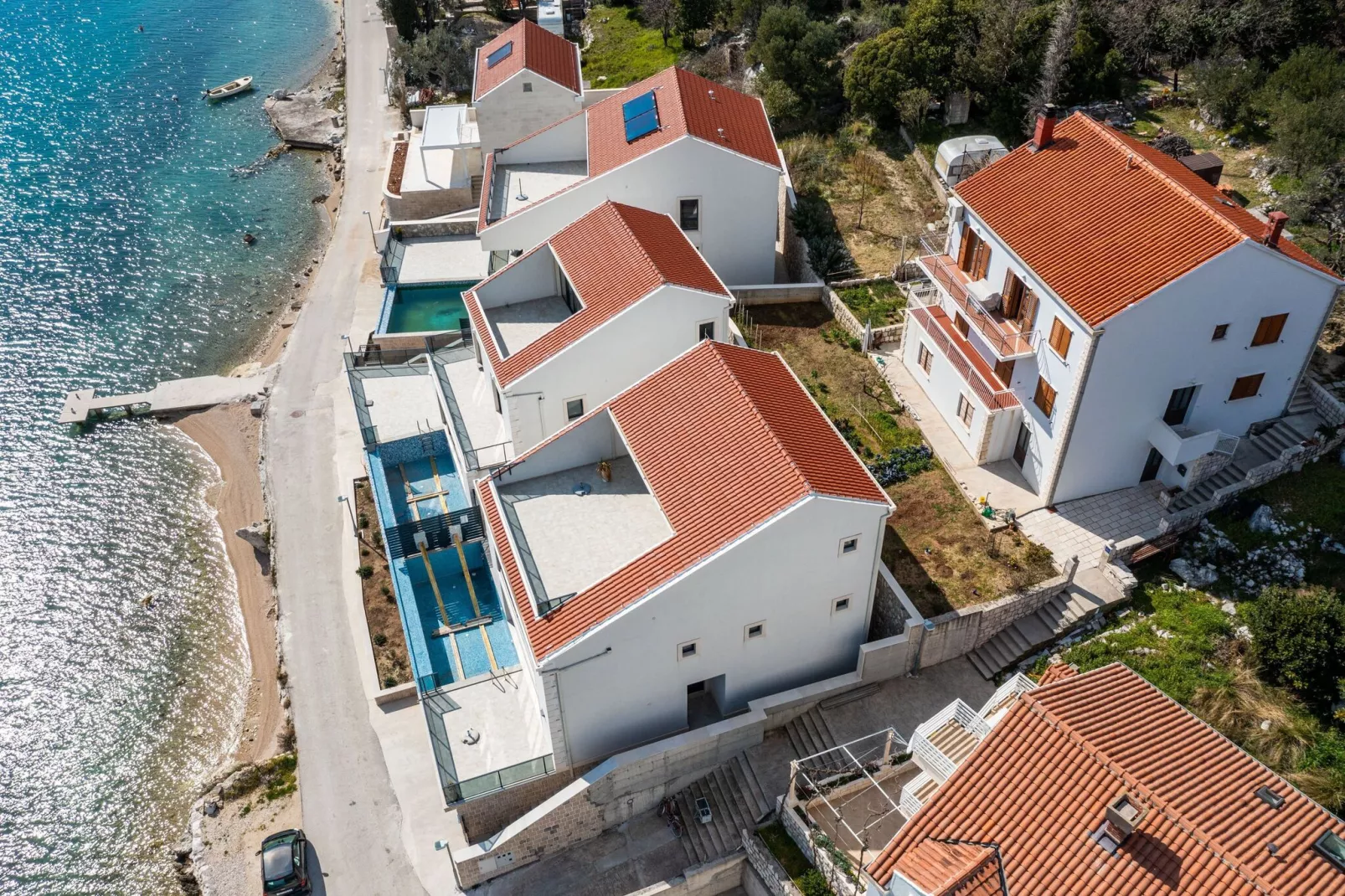 Apartment Bobić- Three Bedroom Apartment with Balcony and Sea View-Outdoor