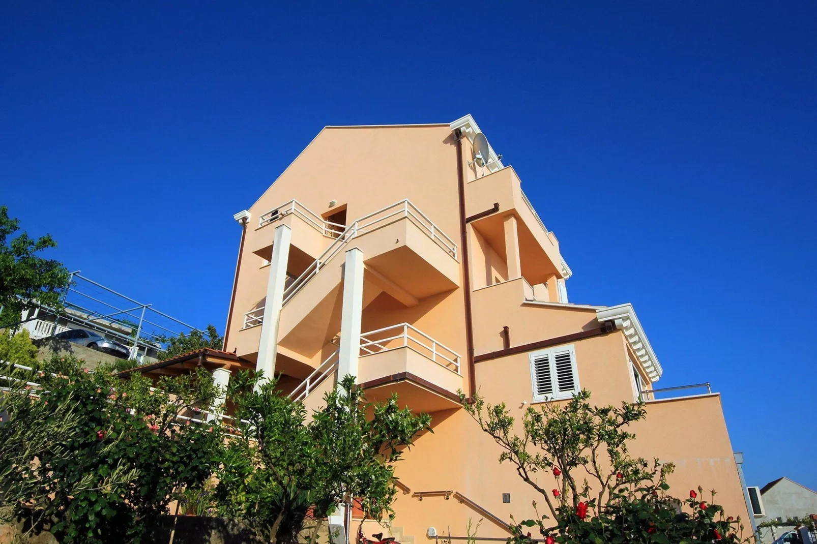 Apartments Anita - Two bedroom apartment with balcony and Sea View-Outdoor