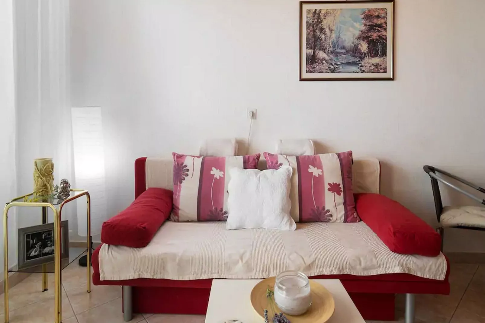 Apartments Tomas - One bedroom Apartment with Balcony and Sea View (A1)-Living room