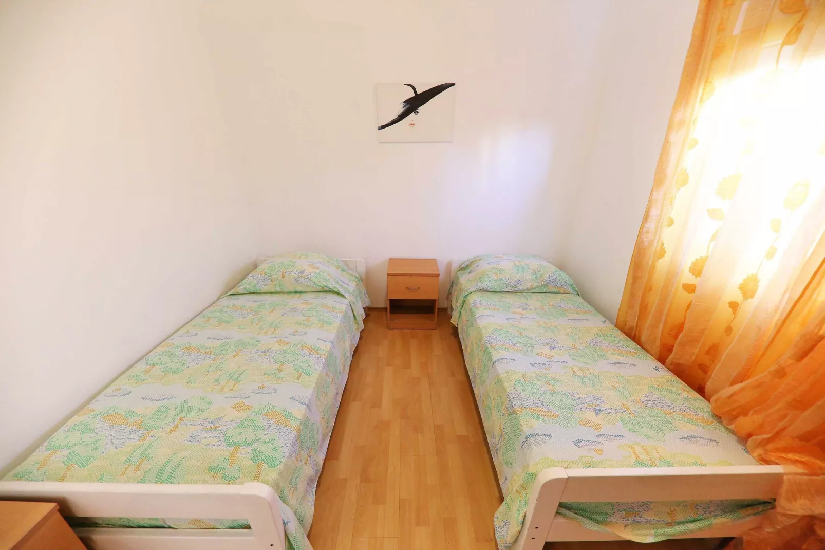 Apartments Melita - Two Bedroom Apartment with Terrace and Sea View (A1)-Bedroom