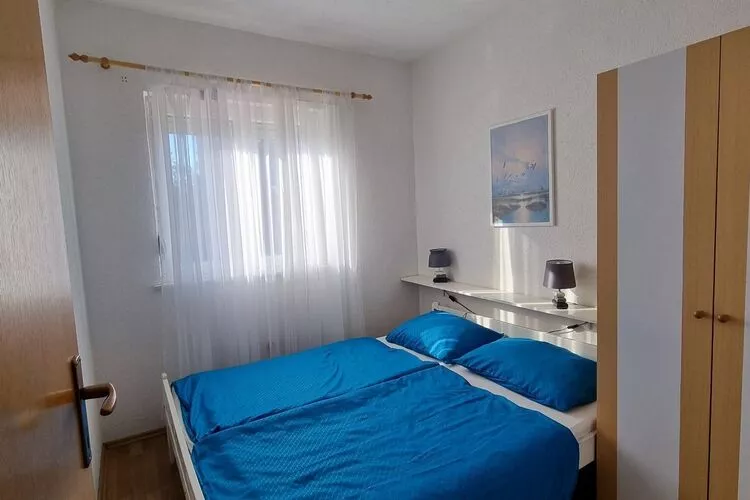 Apartments Vanja Škara Biograd - Two Bedroom Apartment with Terrace (Dvica)-Schlafzimmer