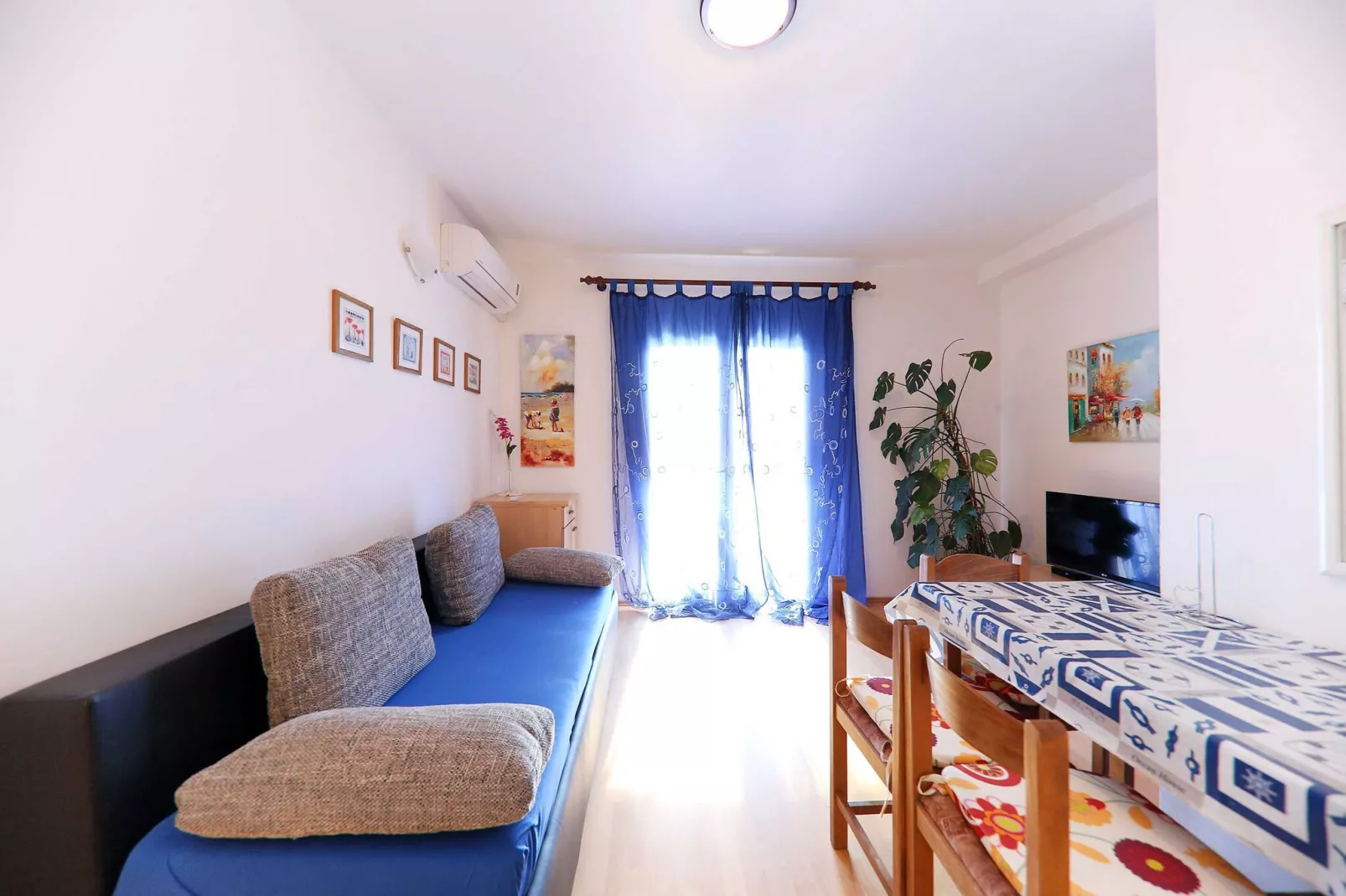 Apartments Melita - Premium Two Bedroom Apartment with Terrace and Sea View (A3)-Indoor