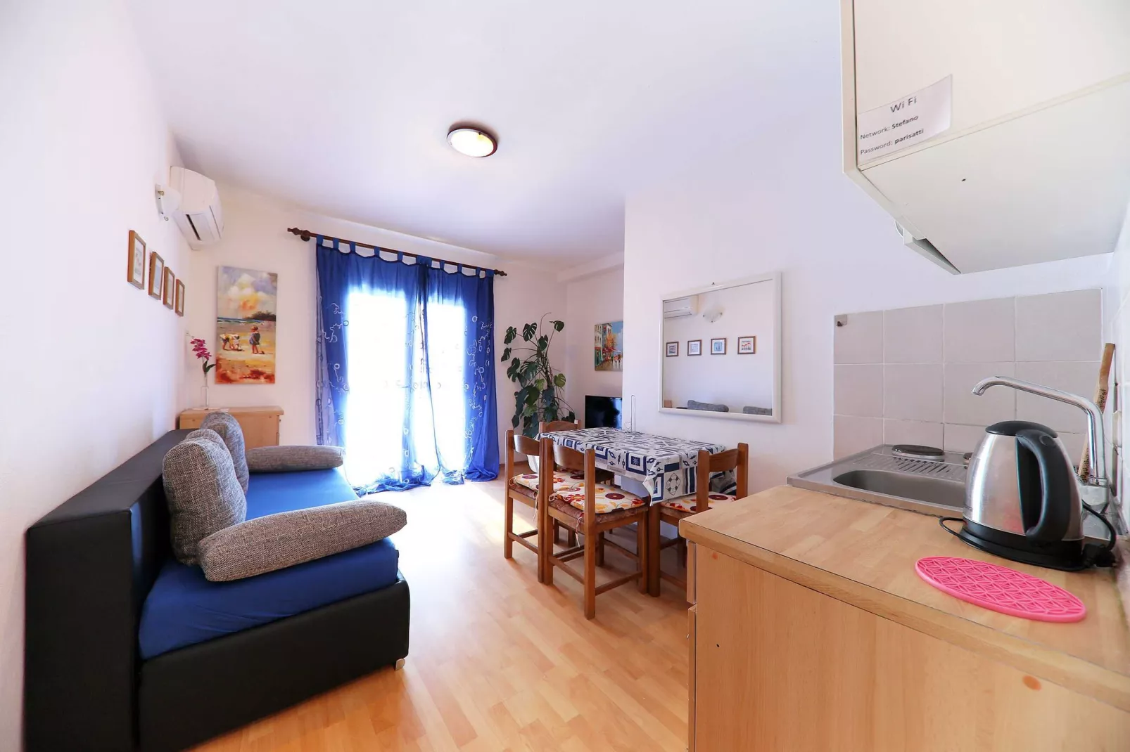 Apartments Melita - Premium Two Bedroom Apartment with Terrace and Sea View (A3)-Indoor