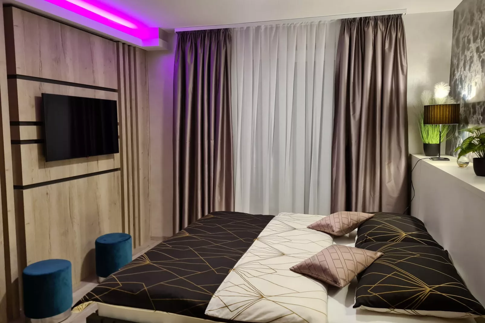 Wellness Apartments - Studio Apartment  with Terrace (G1)-Bedroom