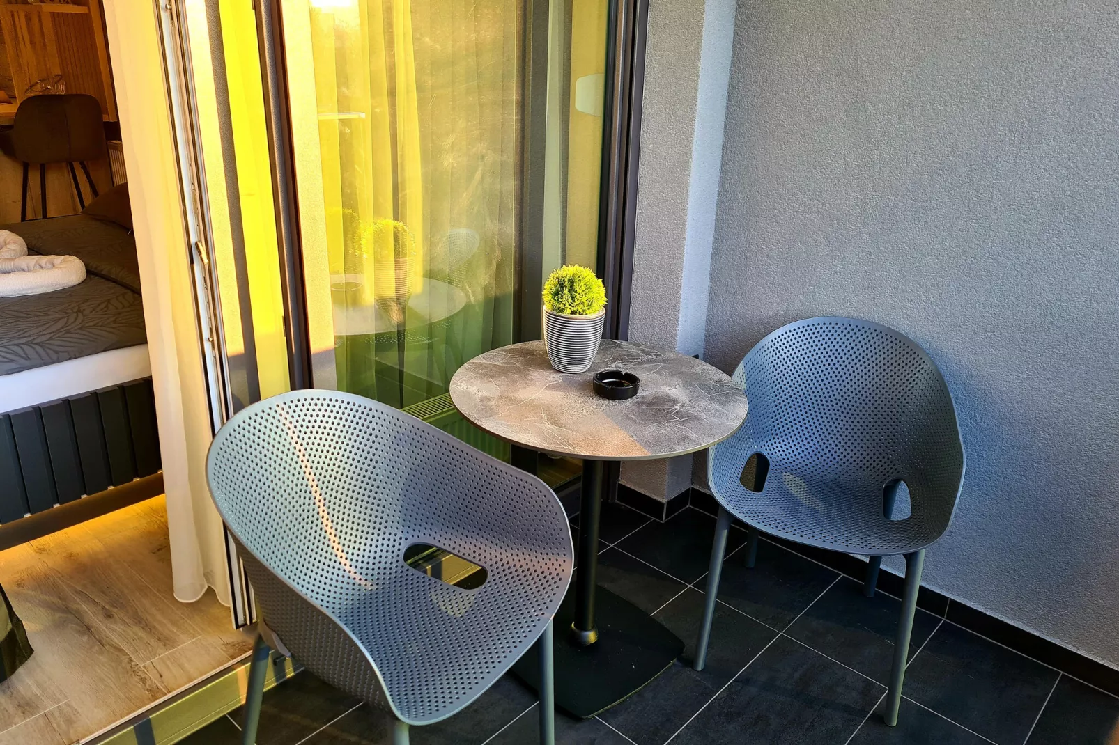 Wellness Apartments - Studio Apartment  with Terrace (G1)-Terrace balcony