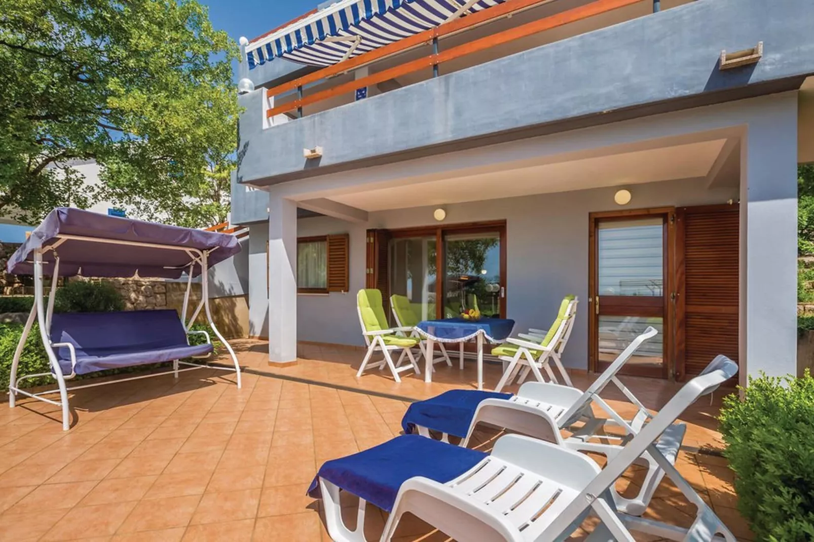 Apartments Paola - Studio Apartment with Terrace and Sea View-Terrace