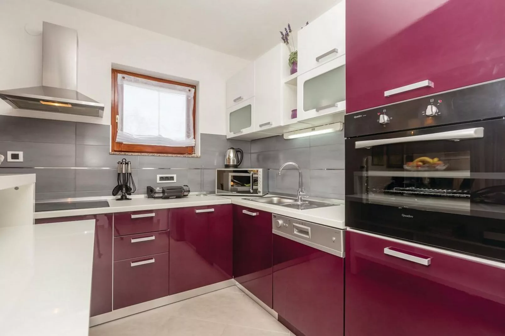 Apartments Paola - Two Bedroom Apartment with Terrace and Sea view-Kitchen
