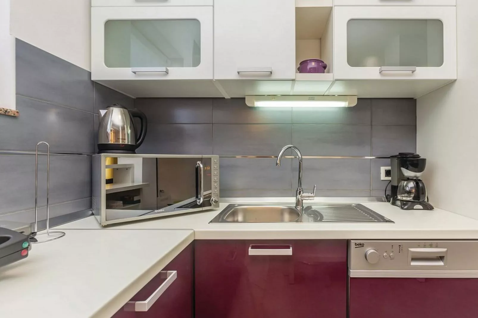 Apartments Paola - Two Bedroom Apartment with Terrace and Sea view-Kitchen