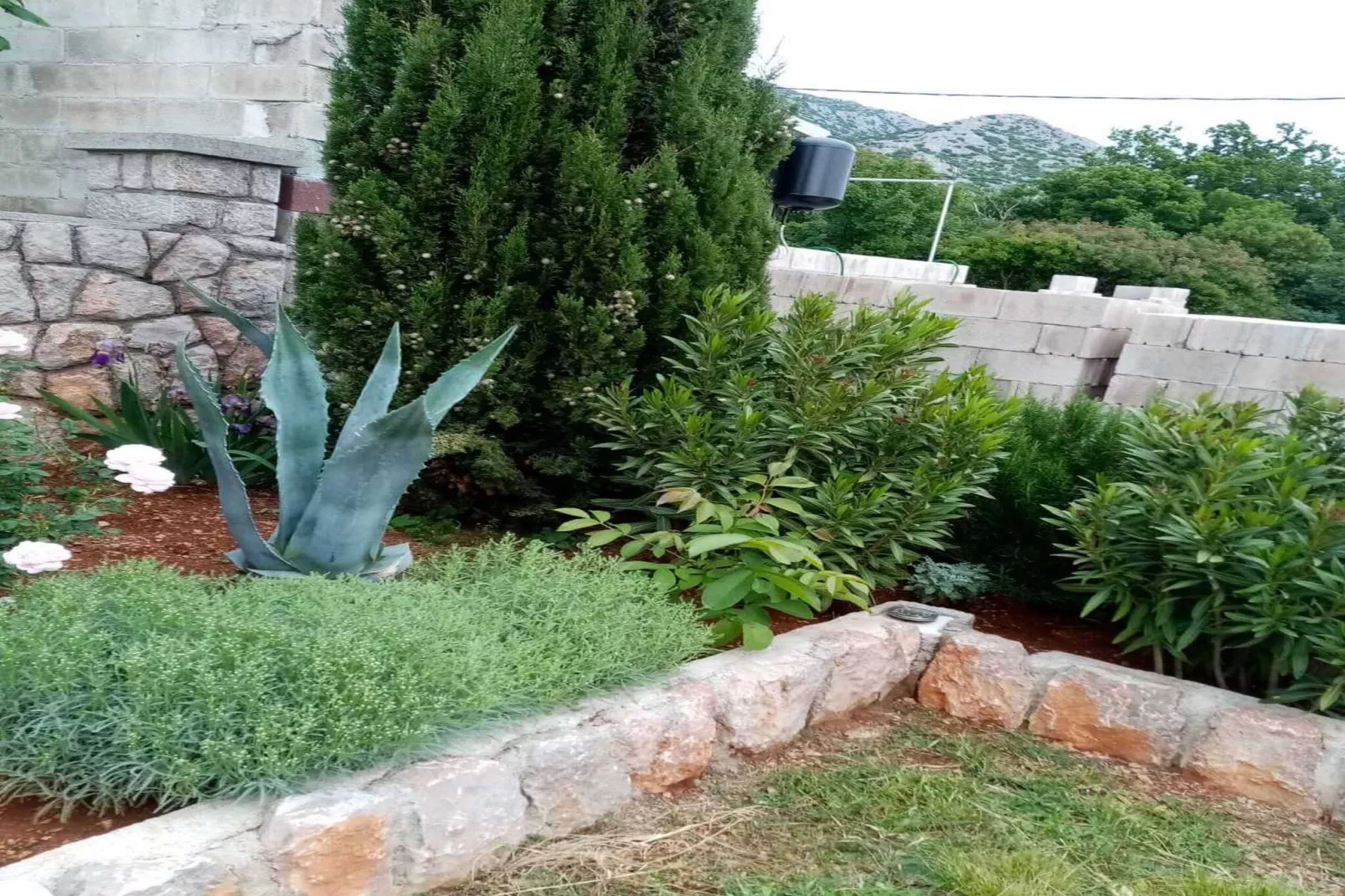 Apartments Paola - Two Bedroom Apartment with Terrace and Sea view-Gardens summer