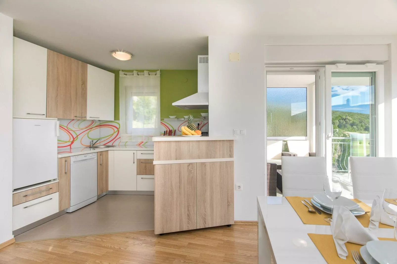 Apartment Salvagno - Two Bedroom Apartment with Balcony and Sea View-Indoor