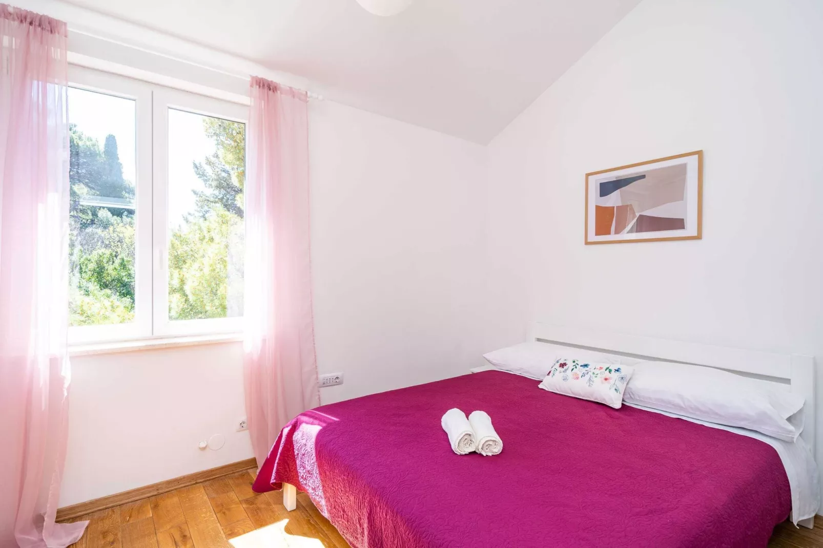 Apartment Hladilo  - Two Bedroom Apartment with Balcony-Bedroom