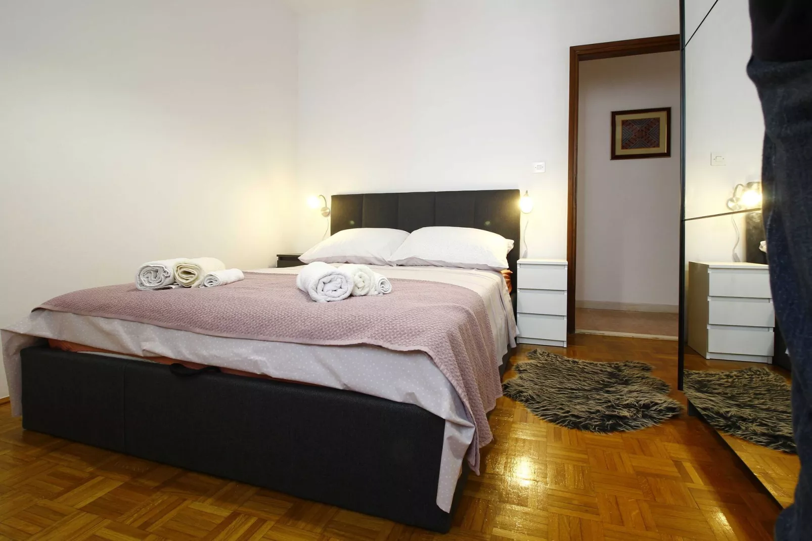 Apartment Marita - One Bedroom Apartment with Balcony-Bedroom