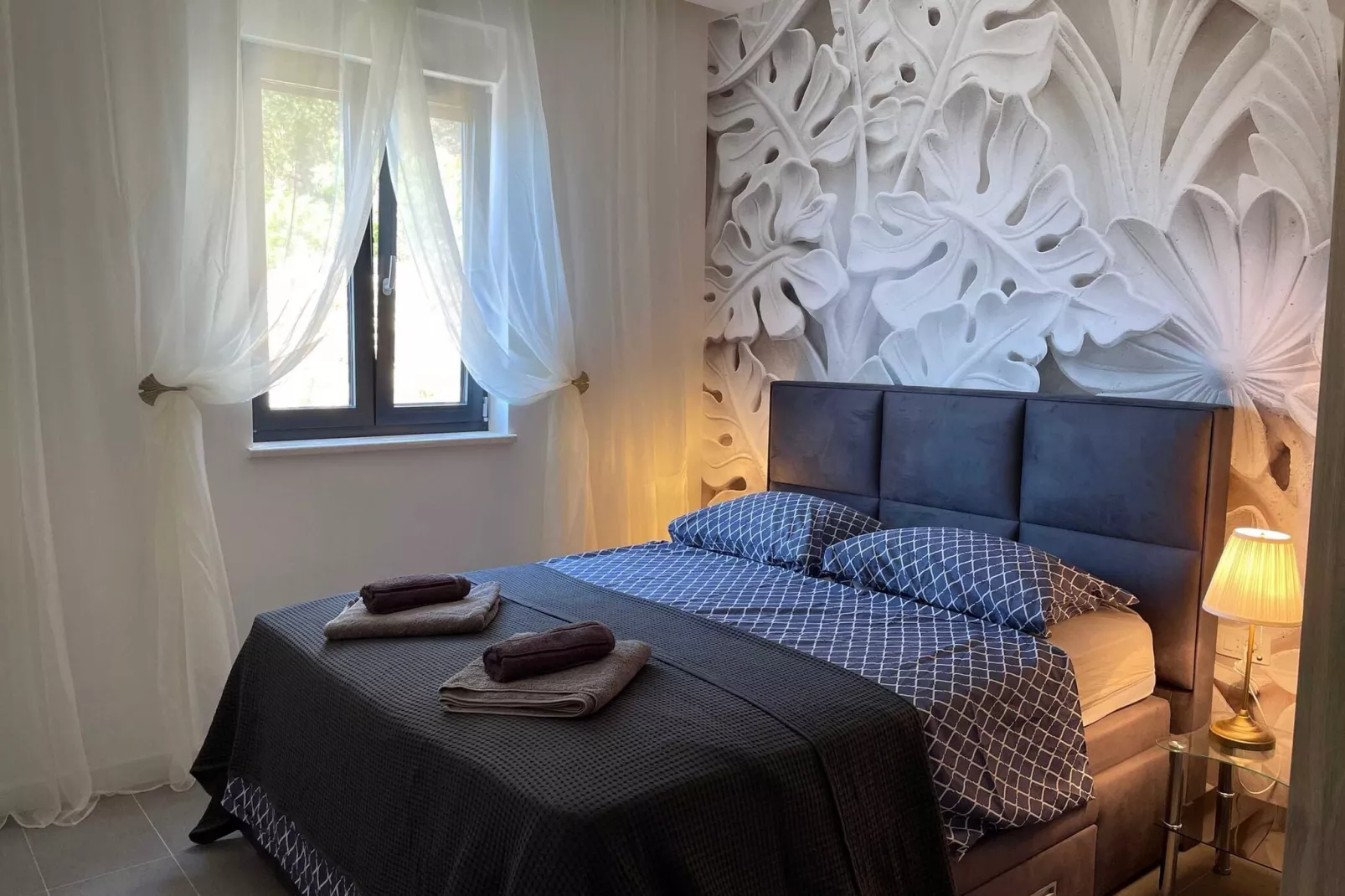 Apartments Fortes Fortuna - Superior Two bedroom Apartment with Terrace and Sea View-Schlafzimmer