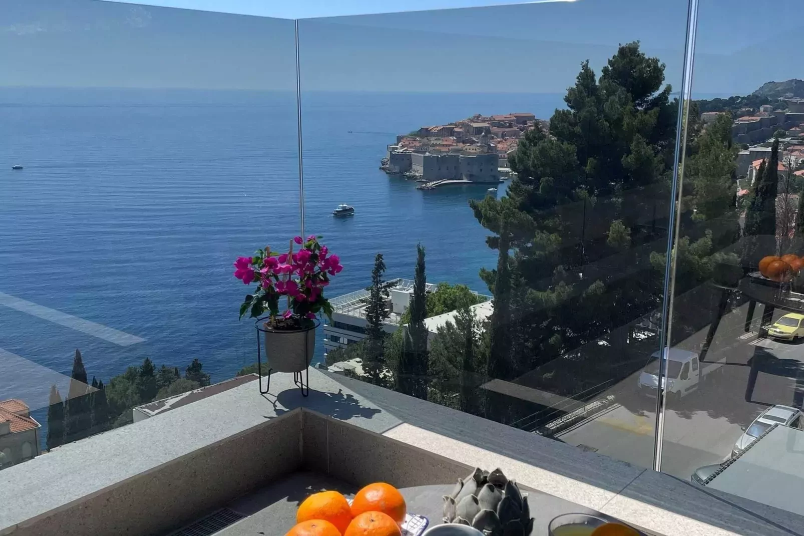 Apartments Fortes Fortuna - Superior Two bedroom Apartment with Terrace and Sea View-Terrasse