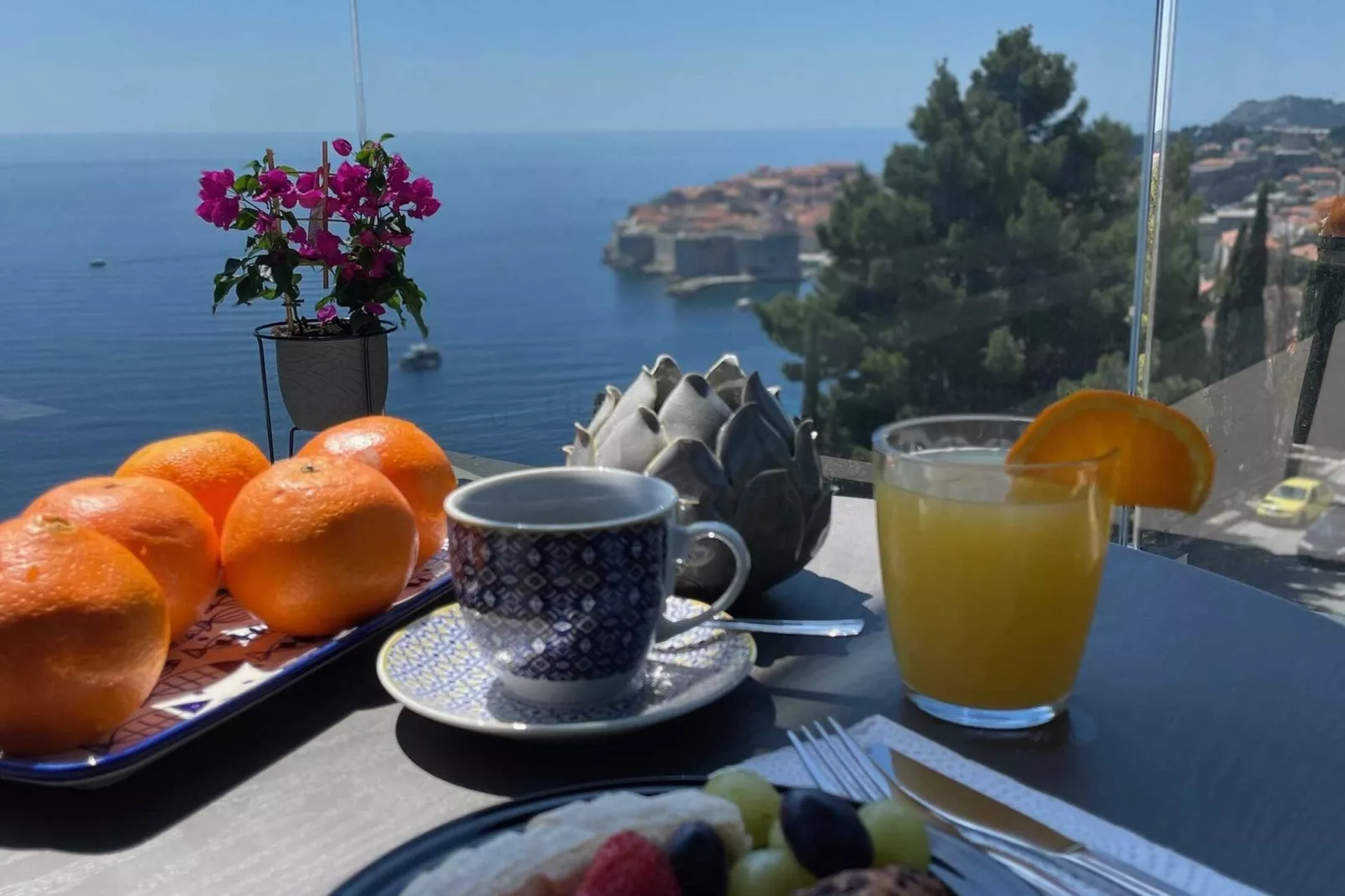 Apartments Fortes Fortuna - Superior Two bedroom Apartment with Terrace and Sea View-Terrasse