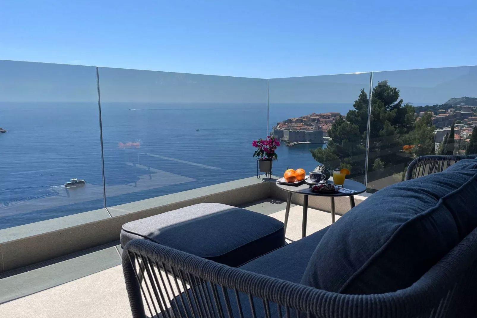 Apartments Fortes Fortuna - Superior Two bedroom Apartment with Terrace and Sea View-Terrasse