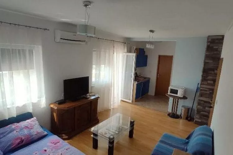 Apartments Vala - One Bedroom Apartment with Sea View A2-Living room