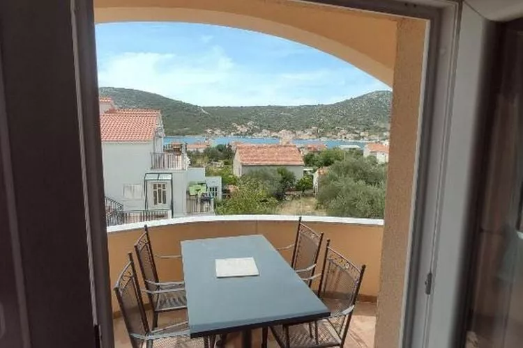 Apartments Vala - One Bedroom Apartment with Balcony and Sea View A4-Terrace balcony