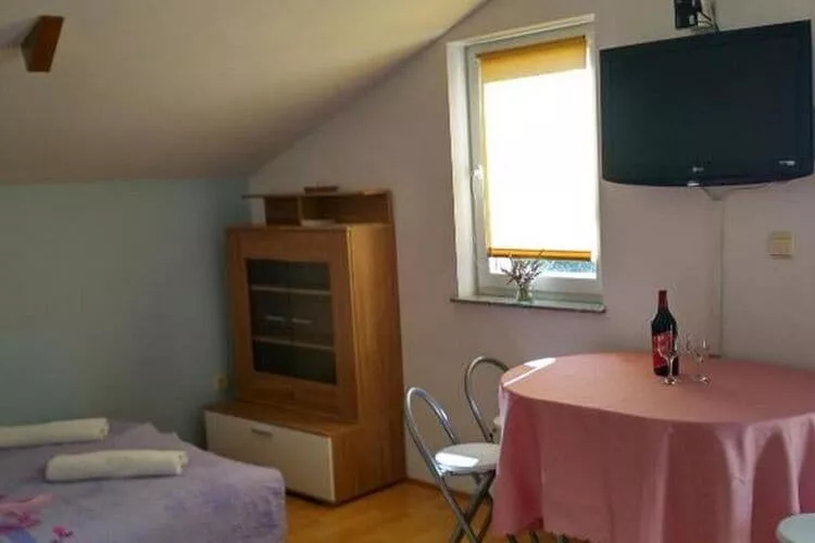 Apartments Vala - One Bedroom Apartment with Balcony and Sea View A4-Living room
