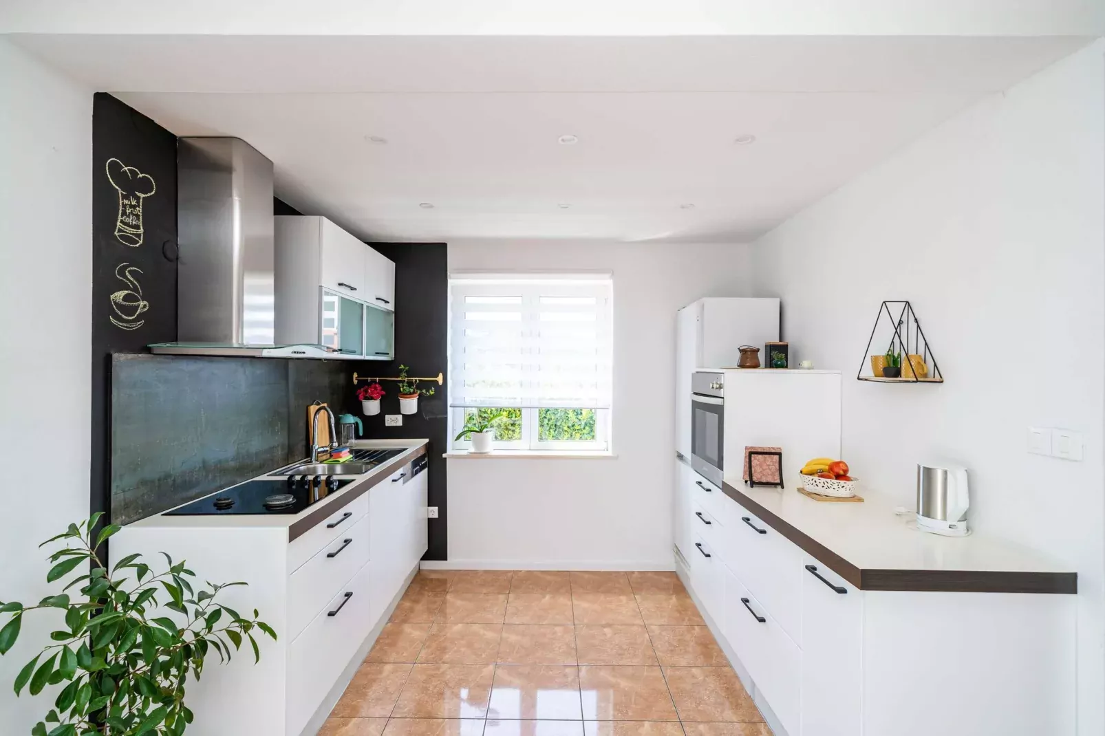 Apartment Doma - Two Bedroom Apartment with Terrace-Kitchen