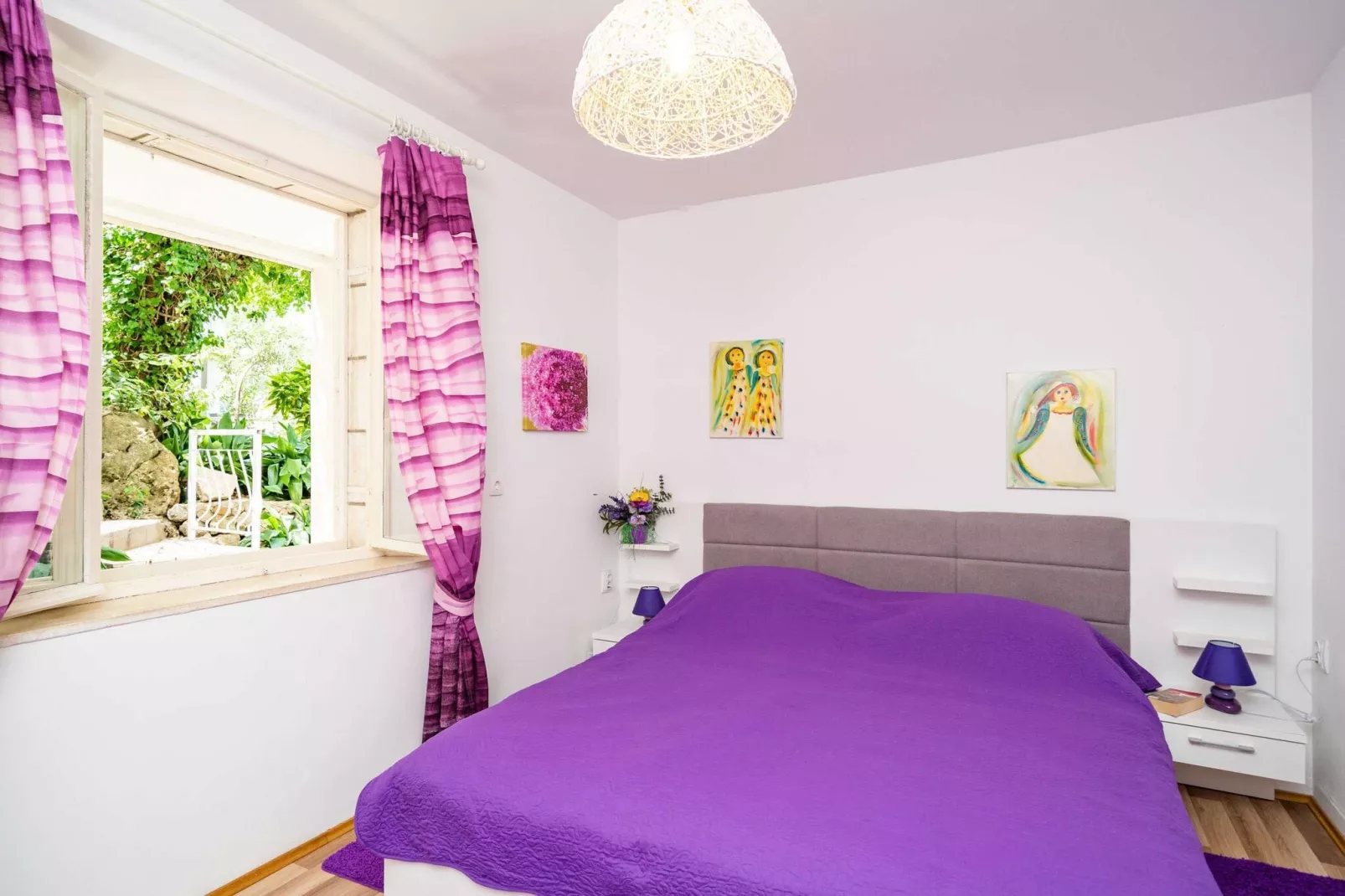 Apartments & Rooms Mara & Petrunjela - Two Bedroom Apartment with Terrace and Sea View (Apartman s 2 spavaće sobe) - BR. 5-Bedroom