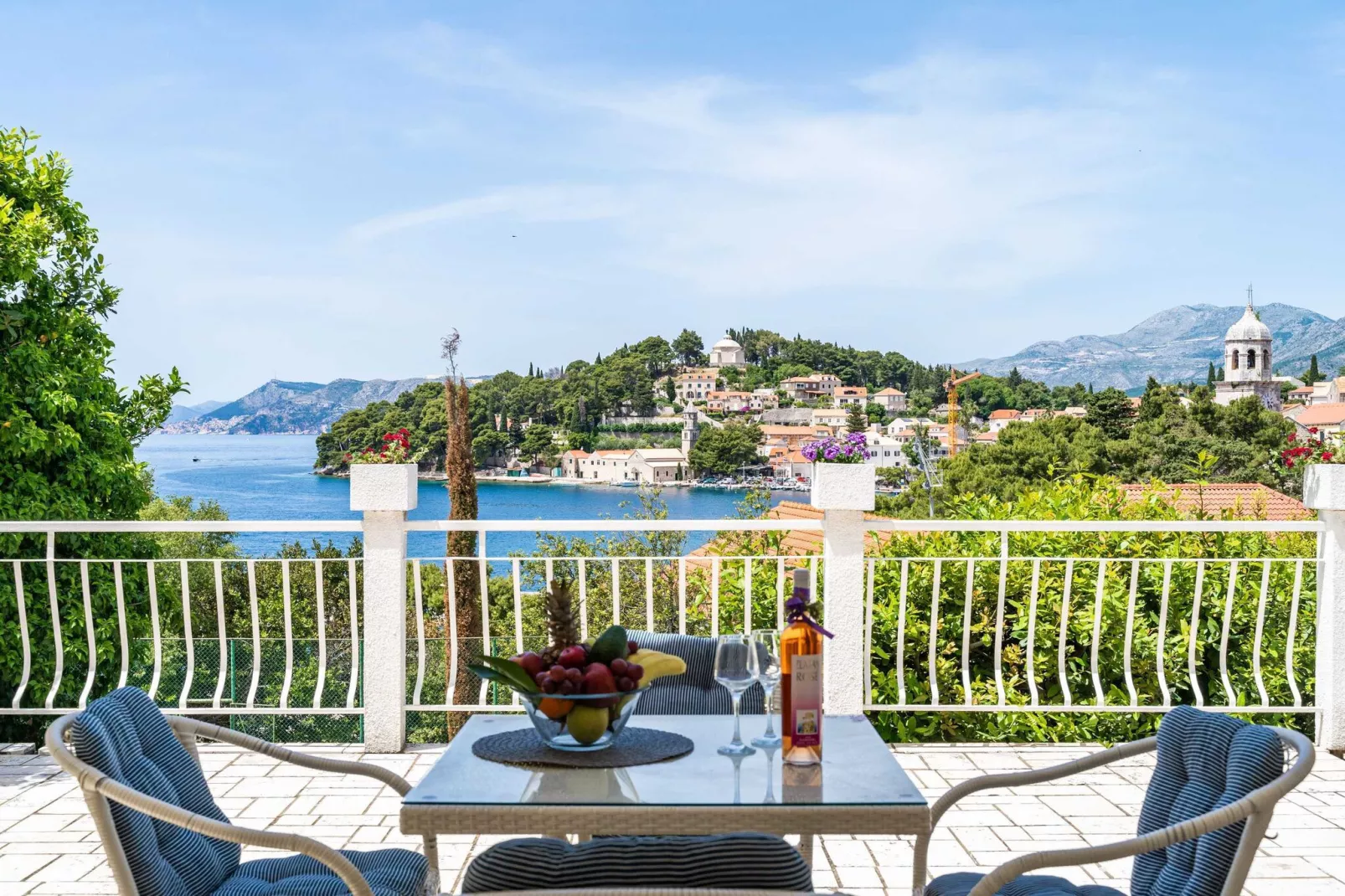 Apartments & Rooms Mara & Petrunjela - Two Bedroom Apartment with Terrace and Sea View (Apartman s 2 spavaće sobe) - BR. 5-Terrace