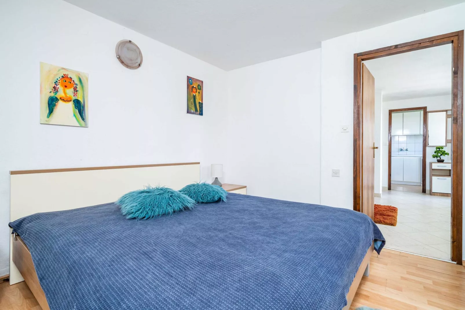 Apartments & Rooms Mara & Petrunjela - One Bedroom Apartment with Garden  (Apartman s pogledom na vrt) - BR. 6-Schlafzimmer