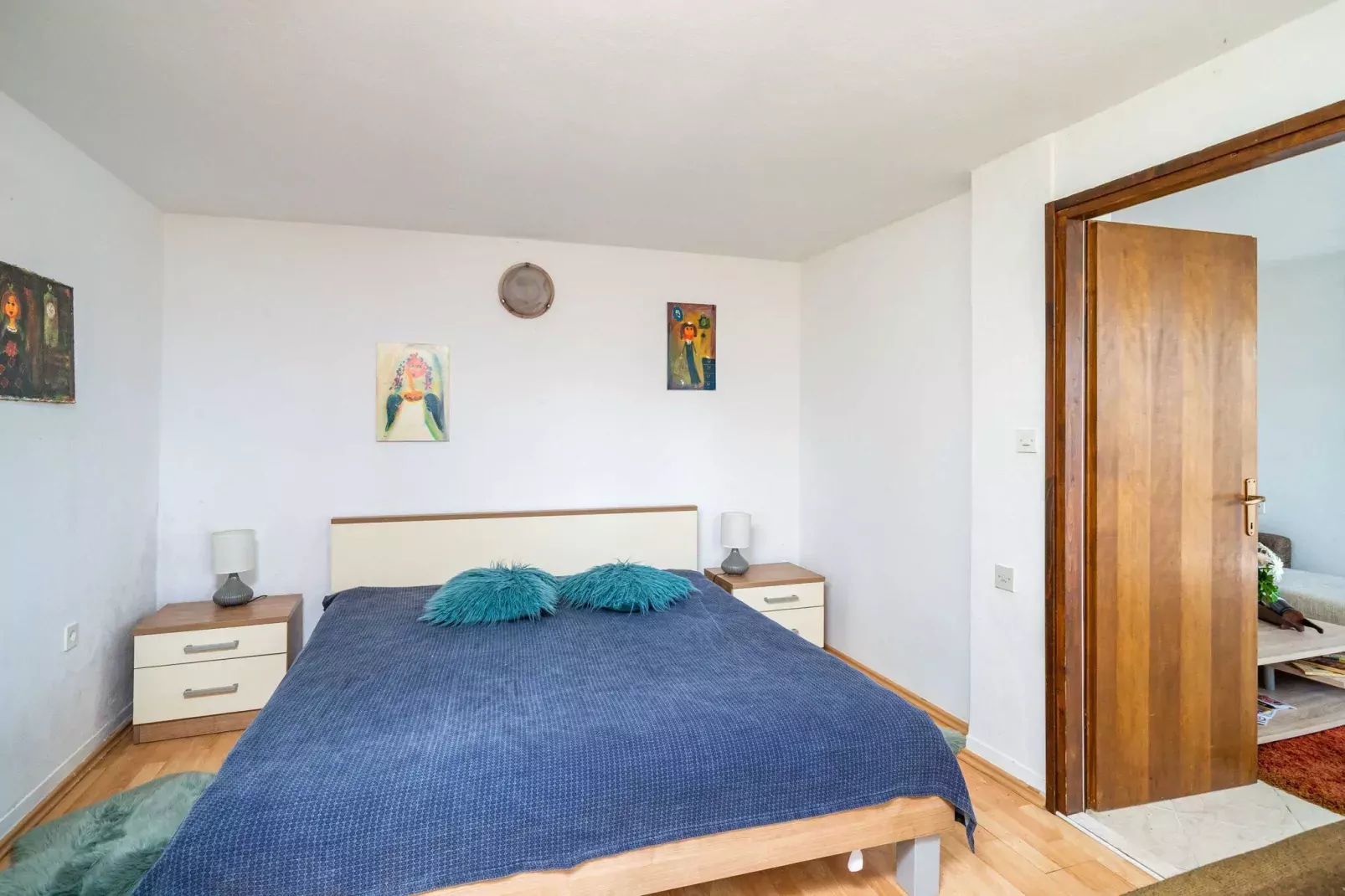 Apartments & Rooms Mara & Petrunjela - One Bedroom Apartment with Garden  (Apartman s pogledom na vrt) - BR. 6-Schlafzimmer