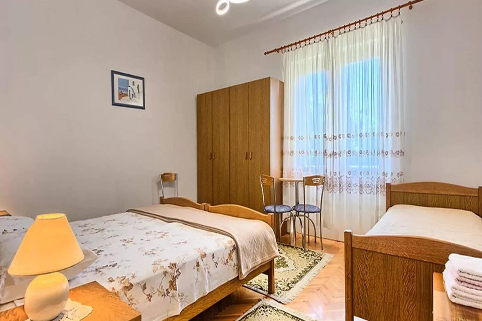 Apartment Lucija - Three Bedroom Apartment with Balcony-Bedroom