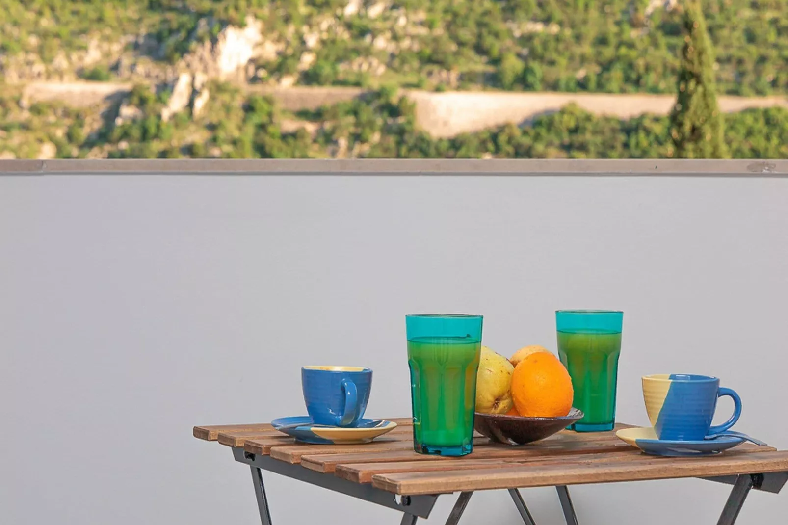 Apartment Matea - Two Bedroom Apartment with Balcony and Sea view-Terrace balcony