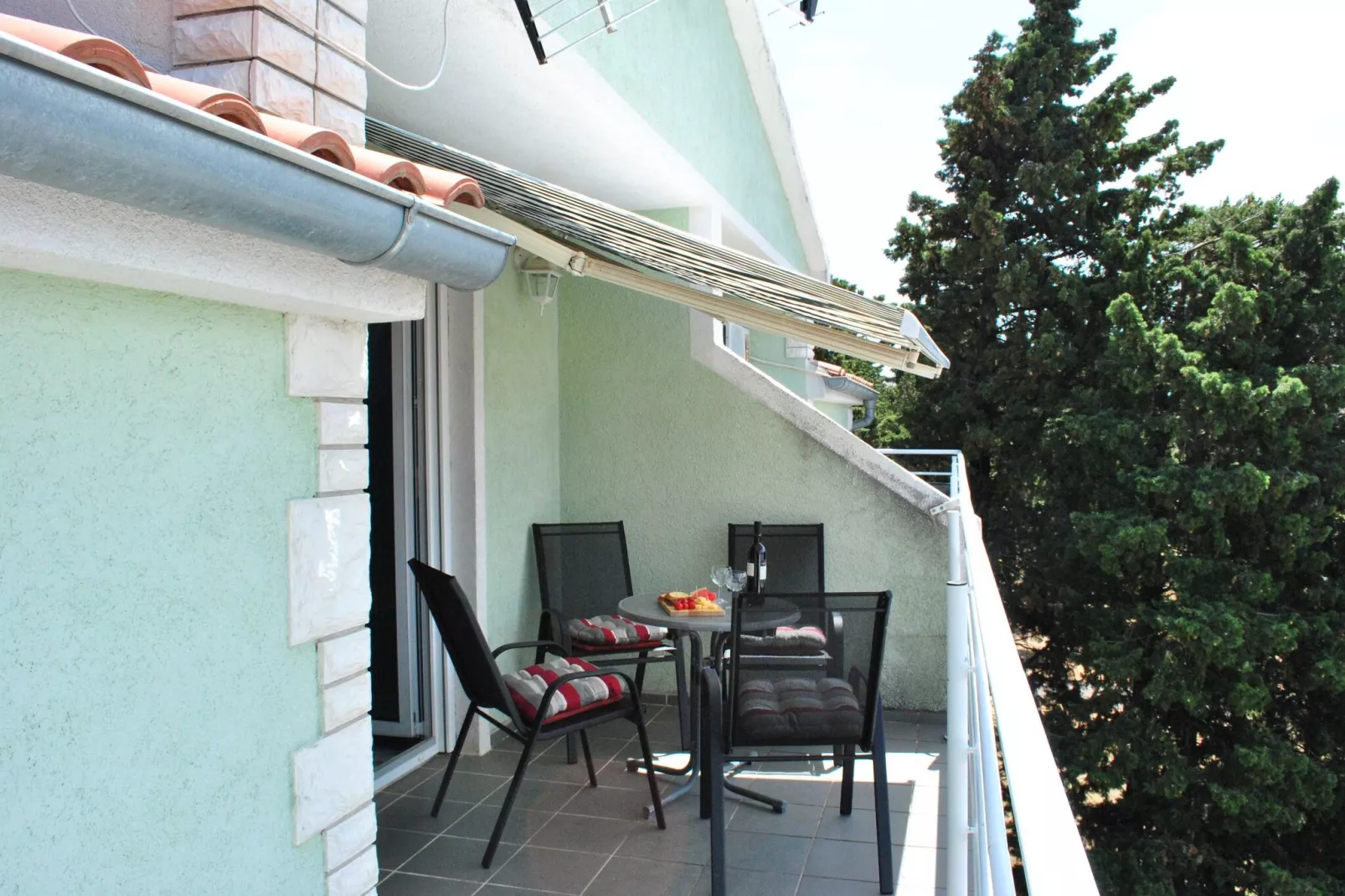 Apartments Smokvica - Studio Apartment with Sea View (Apartment 4)-Terrace balcony