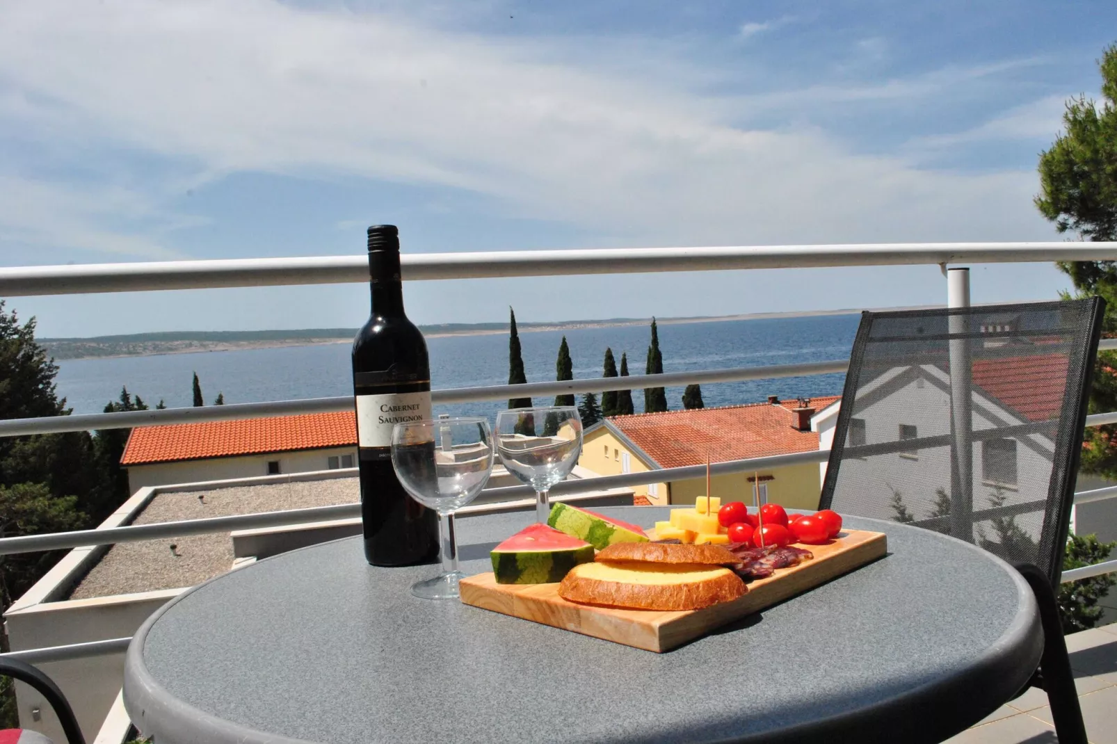 Apartments Smokvica - Studio Apartment with Sea View (Apartment 4)-Terrace balcony