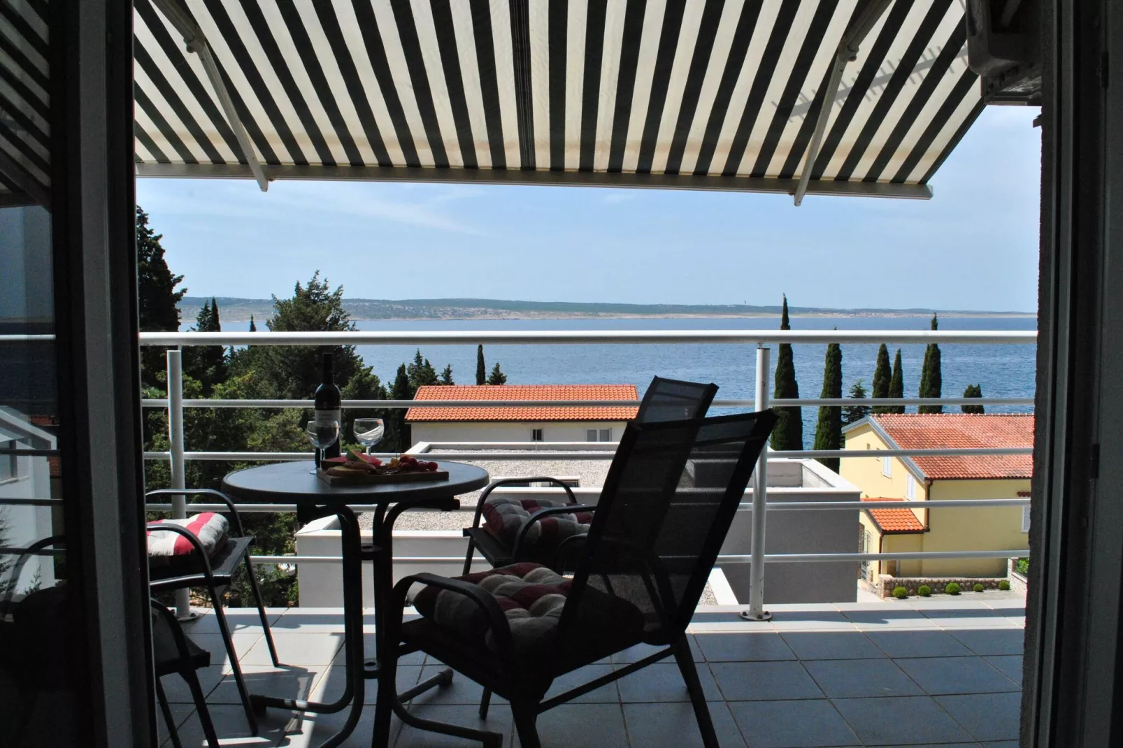 Apartments Smokvica - Studio Apartment with Sea View (Apartment 4)-Terrace balcony