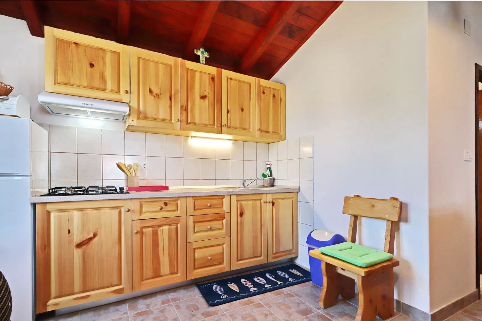 Holiday Home Zule - One Bedroom Holiday Home with Swimming pool-Cuisine