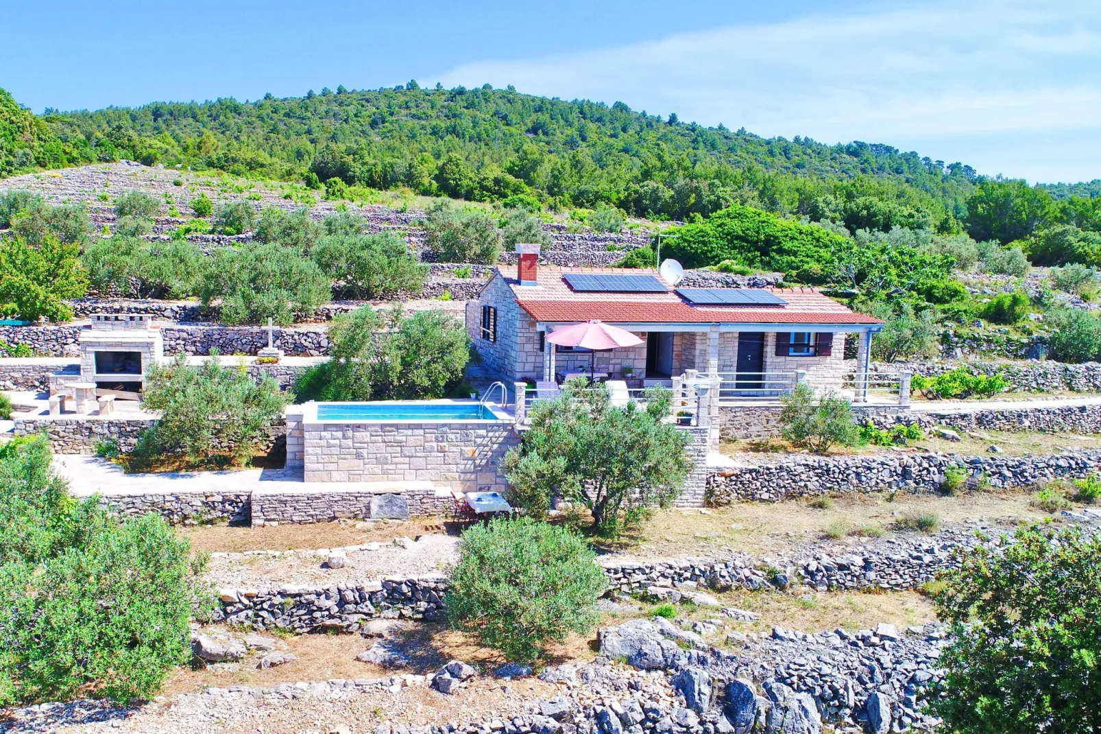 Holiday Home Zule - One Bedroom Holiday Home with Swimming pool-Extérieur