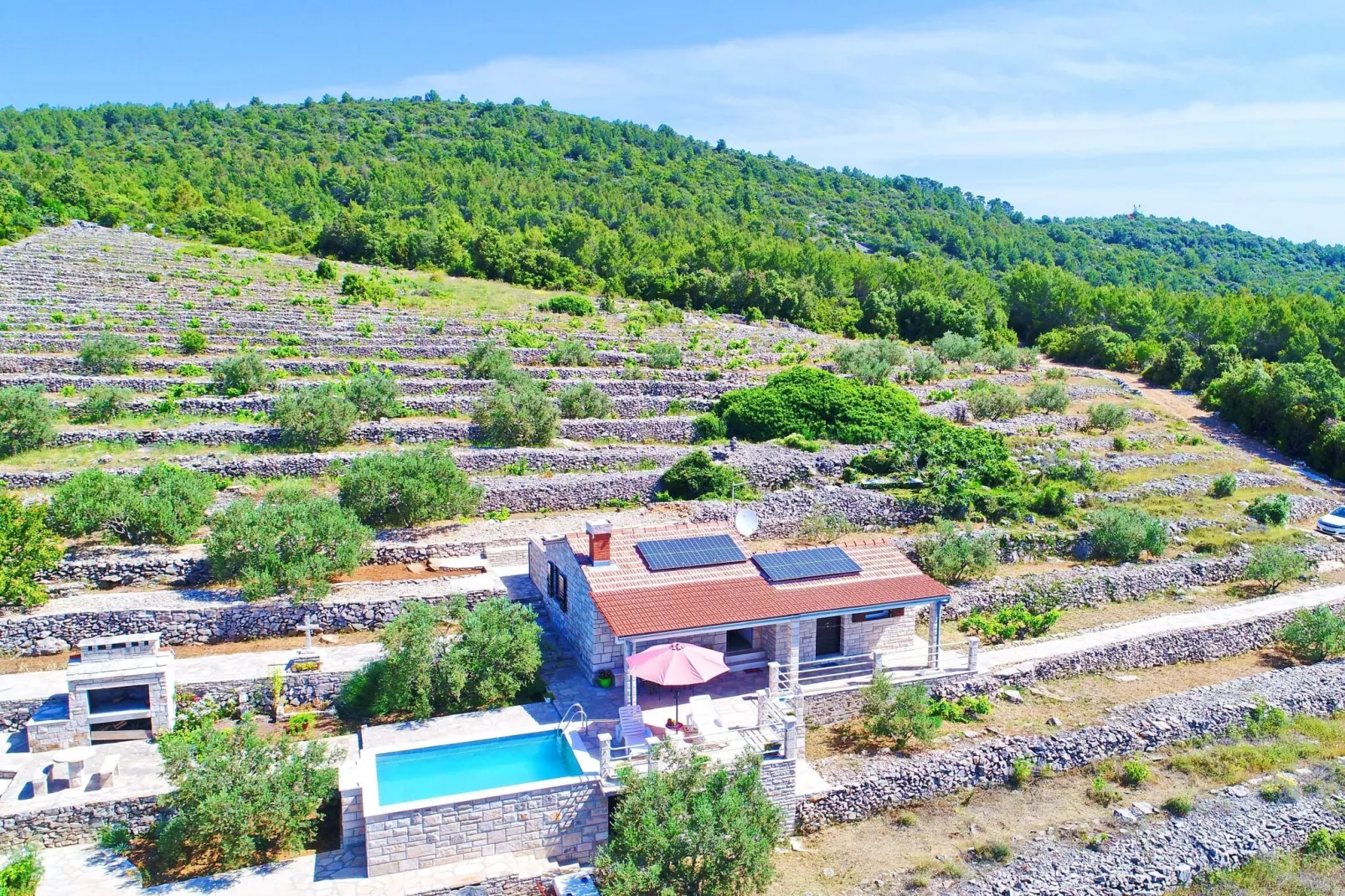 Holiday Home Zule - One Bedroom Holiday Home with Swimming pool-Extérieur